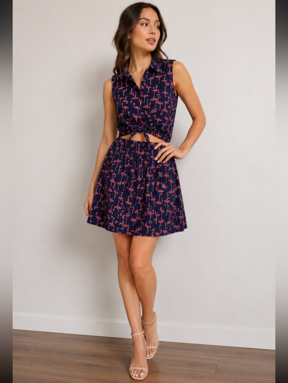 ModCloth flamingo dress